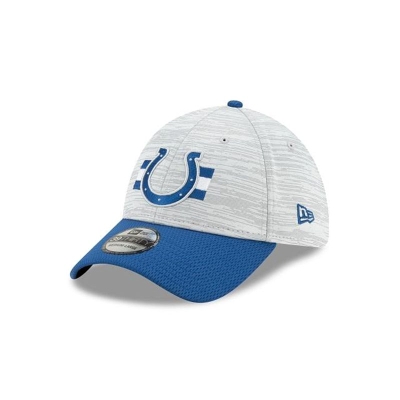 Blue Indianapolis Colts Hat - New Era NFL Official NFL Training 39THIRTY Stretch Fit Caps USA5426893